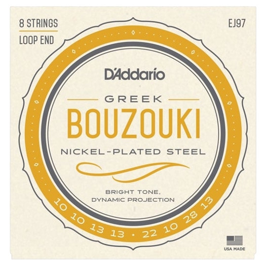 BUZUKİ TEL SETİ, 8'Lİ TAKIM, NICKELPLATED STEEL WO - EJ97