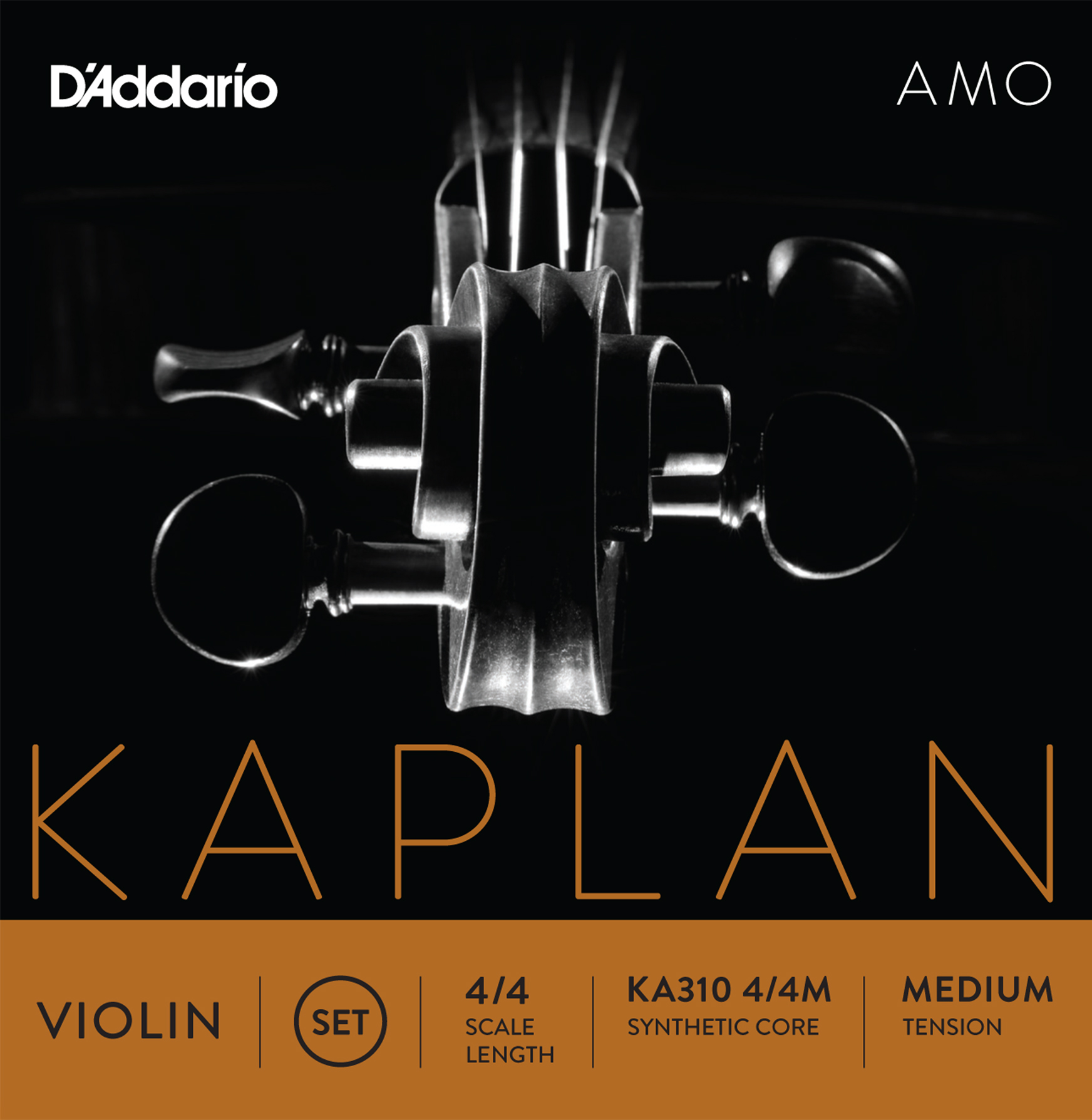 KEMAN TEL SETİ, KAPLAN AMO, 4/4 SCALE, MEDIUM TENS - KA310 4/4M