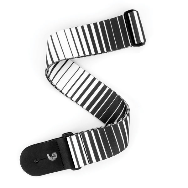 GİTAR ASKISI  ROCK STRIPES - WHITE - P20S1508