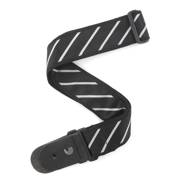 GİTAR ASKISI TIE STRIPES SİYAH-GRİ - T20W1409