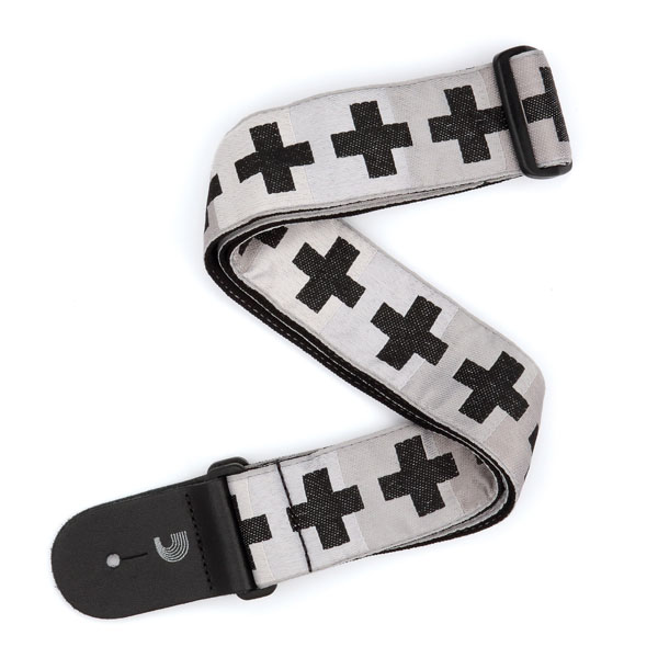 GİTAR ASKISI DOKUMA CHECKERED CROSSES - T20W1509