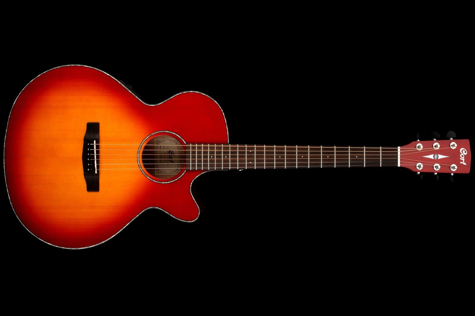 ELEKTRO AKUSTİK GİTAR, SATİN SUNBURST, LADİN KAPAK - SFX-ESSB