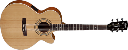 ELEKTRO AKUSTİK GİTAR, TEKLİ CUTAWAY, İNCE KASA, L - SFX-MENAT