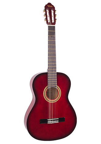 KLASİK GİTAR SAP ÇELİKLİ 1/2 KIRMIZI SUNBURST - VC102TRDS